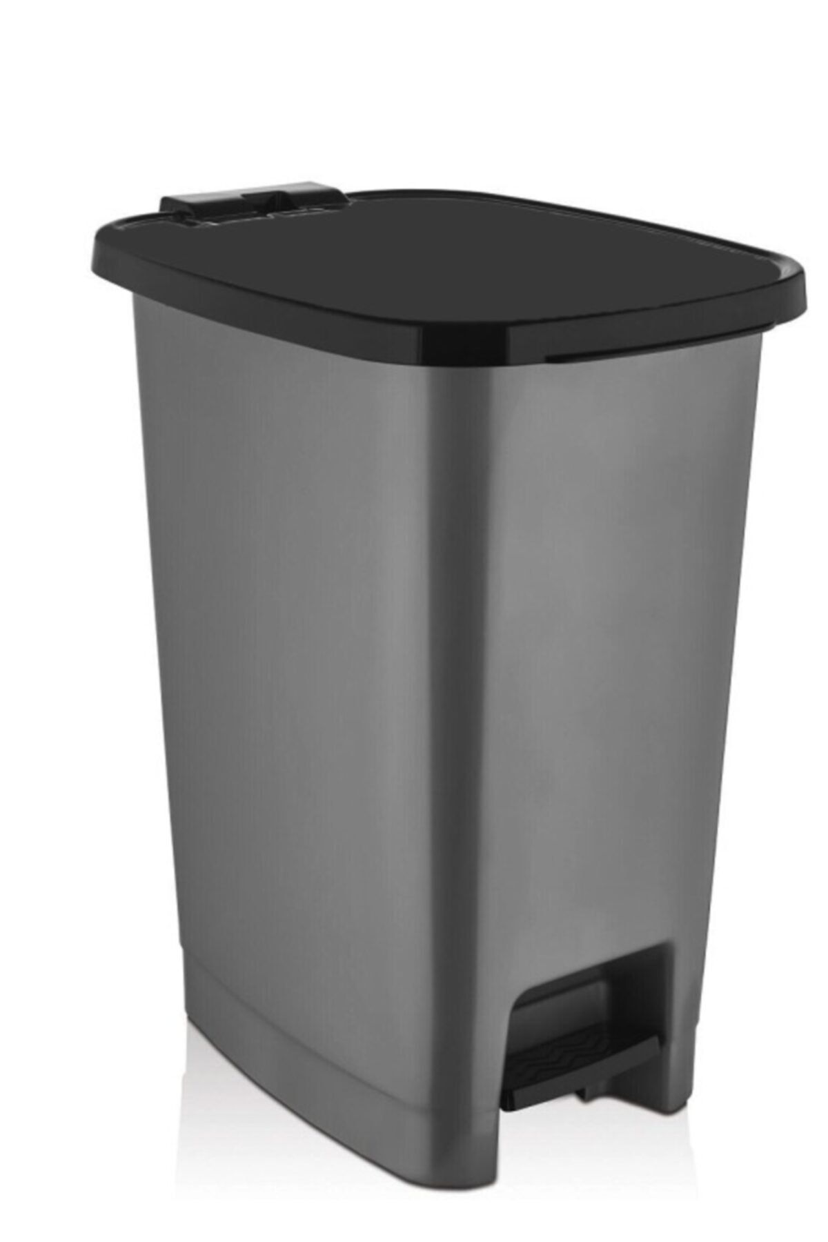ASlife 25 lt Slim Pedallı Çöp Kovası Metalik