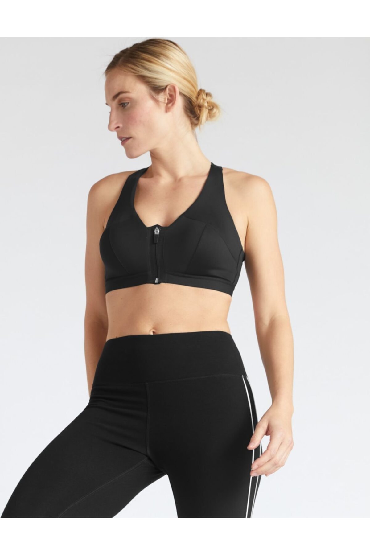 Marks & Spencer Fermuar Detaylı Yüksek Etkili Spor Sütyeni
