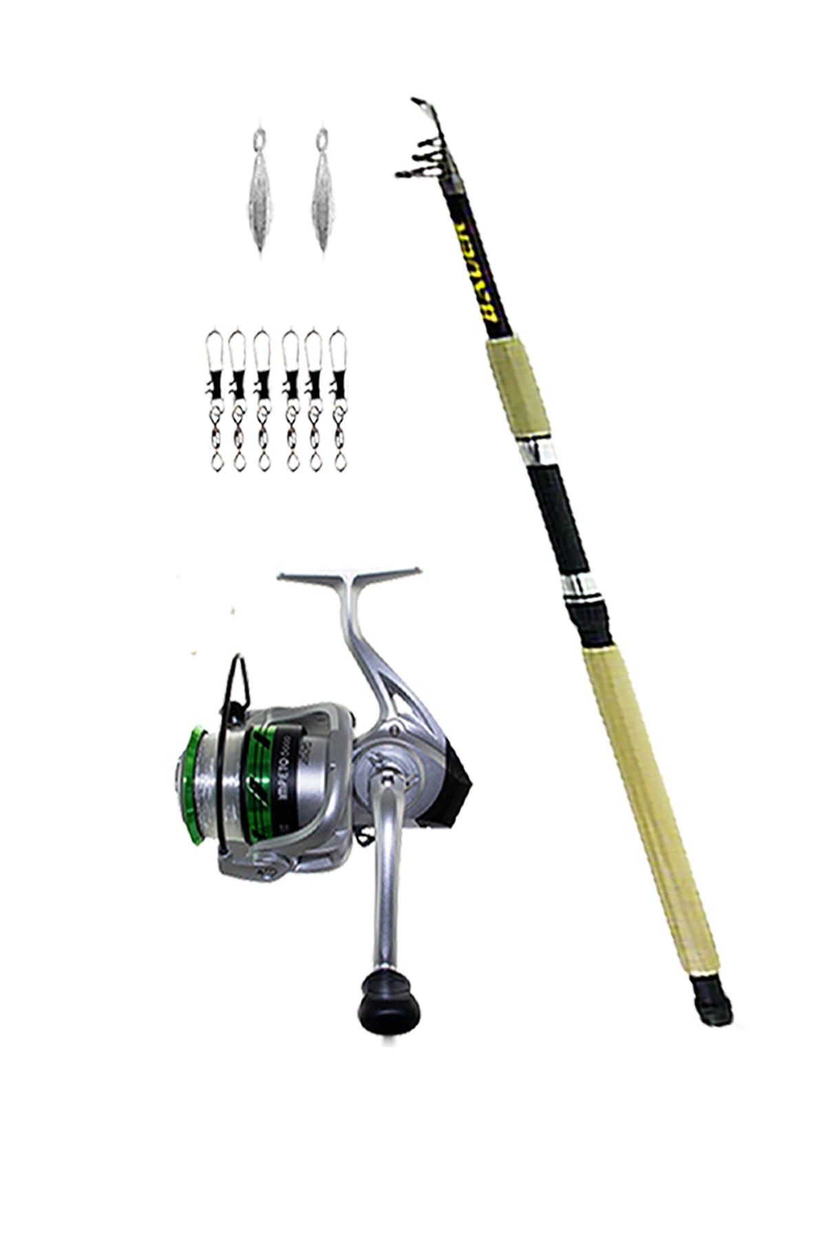 BAUER Olta Seti Impeto 6000 Misinalı Universal 300 Cm 100-300 Gr (klips Ve Kurşun Hediye)