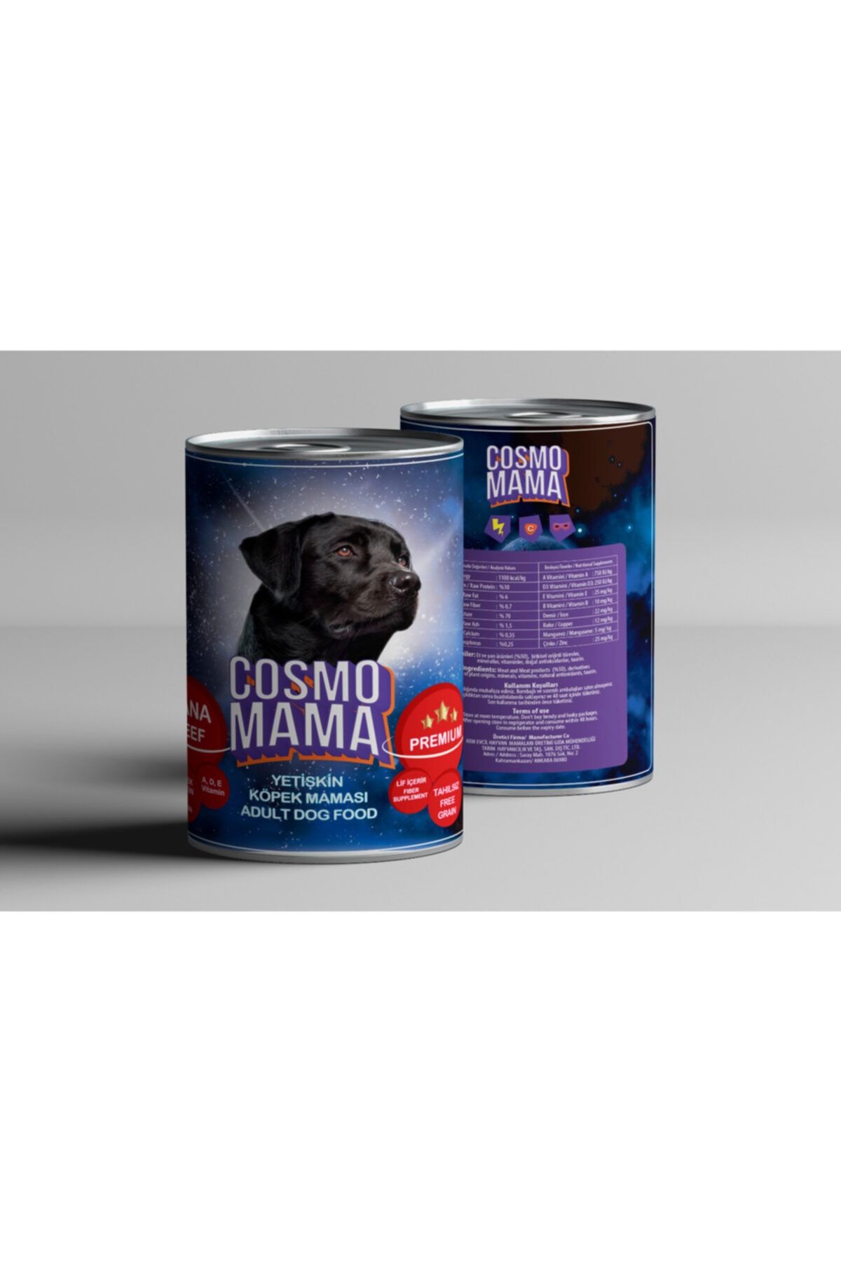 Cosmo Mama Easepet Cosmo 24 Adet Premıum Köpek Dana Etlı Yetıskın Konserve Maması