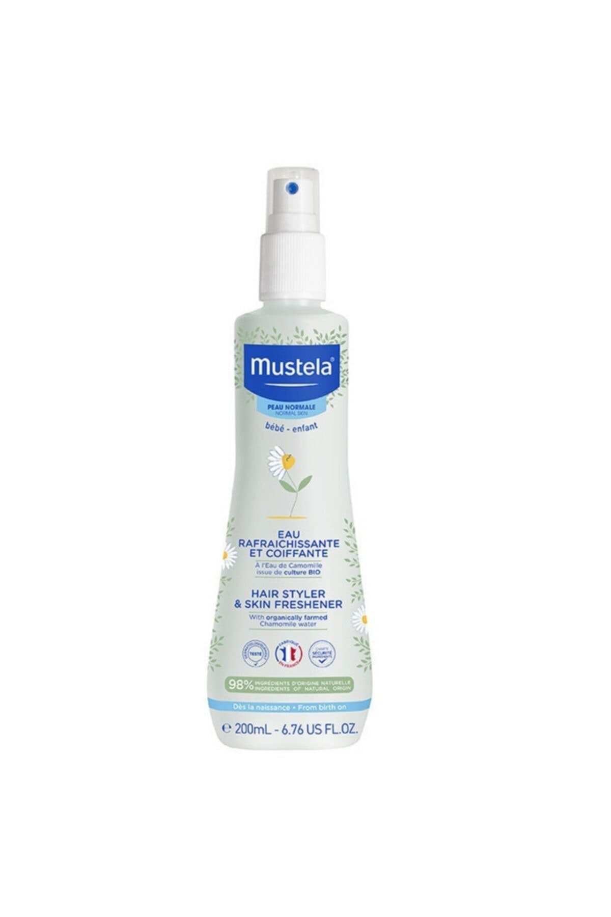 Mustela Organik Papatya Suyu Ile Canlandırıcı Ve Şekillendirici Sprey 200 Ml