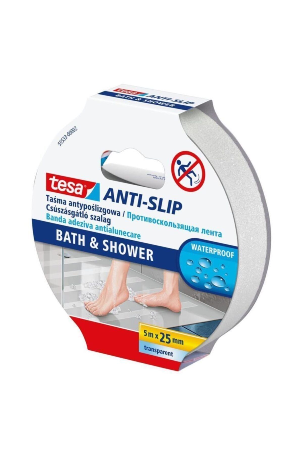 Tesa Bant Merdiven Kaydırmaz Islak Zemin 5x25 55533-00002