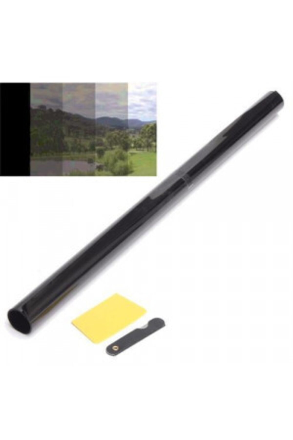 Nettedarikçisi Açık Siyah Cam Filmi Normal %35 Light Black 50cm * 6m