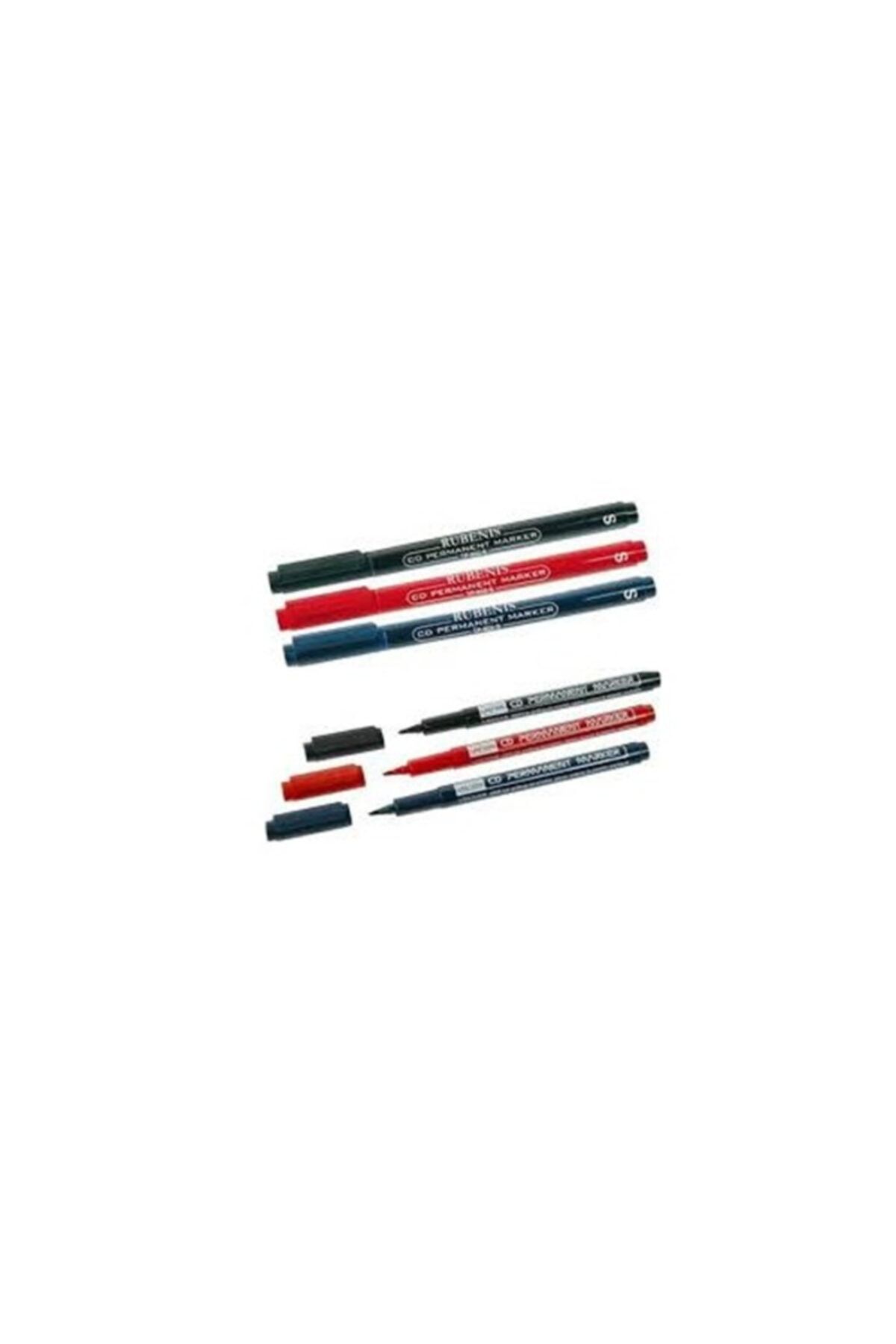 Rubenis Cd Kalemi Permanent S Seri Silgili Kırmızı Tp-905-s/k ( 12 Adet )