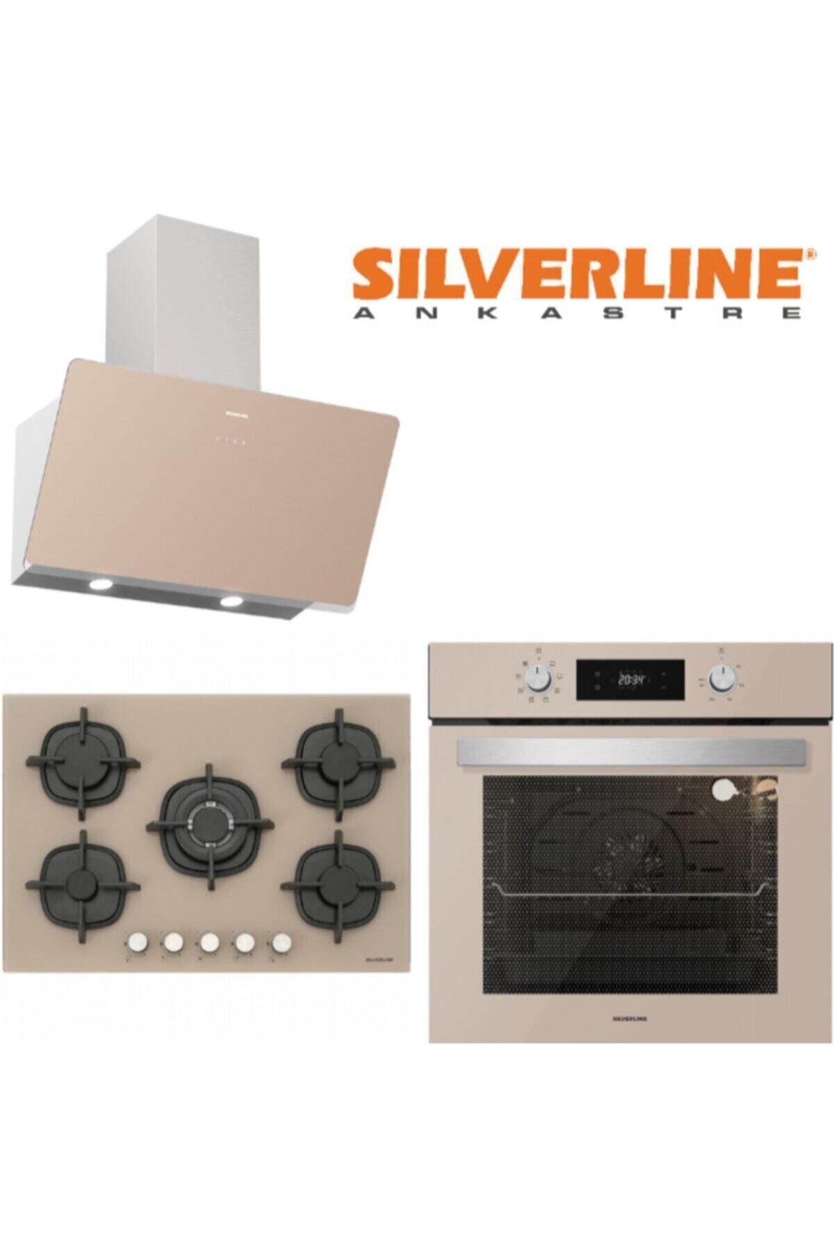 Silverline Vizon Cam Ankastre Set (Cs5364m01-bo6504m01-3457 Soho)
