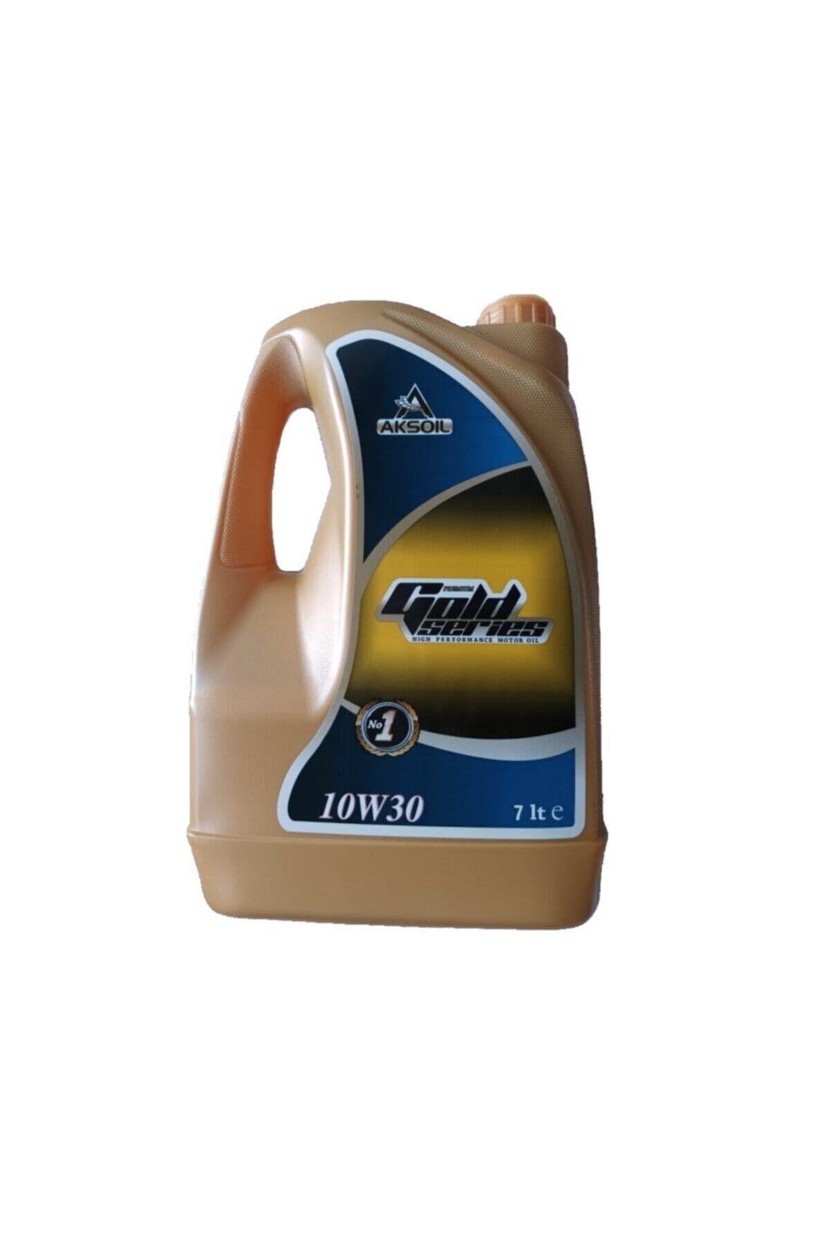 Aksoil Premium Gold Series 10w30 Motor Yağı (7 Lt.) (üt:2019)