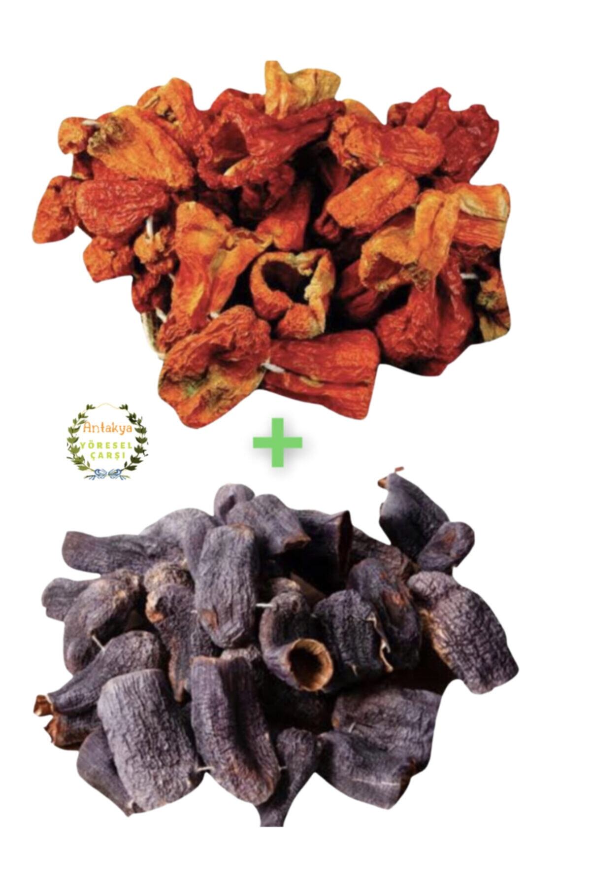 ANTAKYA YÖRESEL ÇARŞI Dolmalık Kuru Biber (acısız) Ve Dolmalık Kuru Patlıcan 1 Bağ