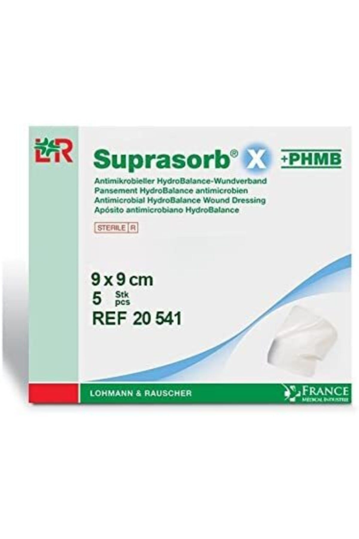 LOHMAN&RAUSHER Suprasorb® X +phmb 9*9-3,5*3,5 Antimikrobiyal Hydrobalance Yara Örtüsü