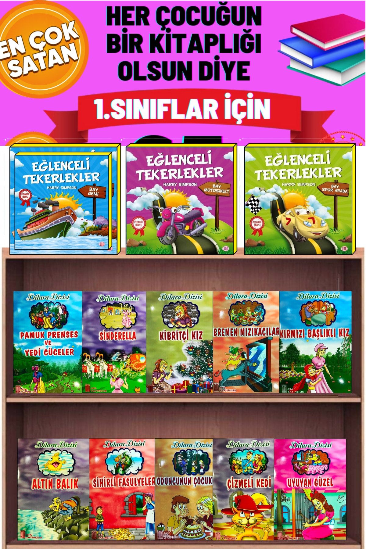 Ata Yayıncılık 1.sınıflar Için Okumayı Hızlandıran Ve Sevdiren Hikaye Seti