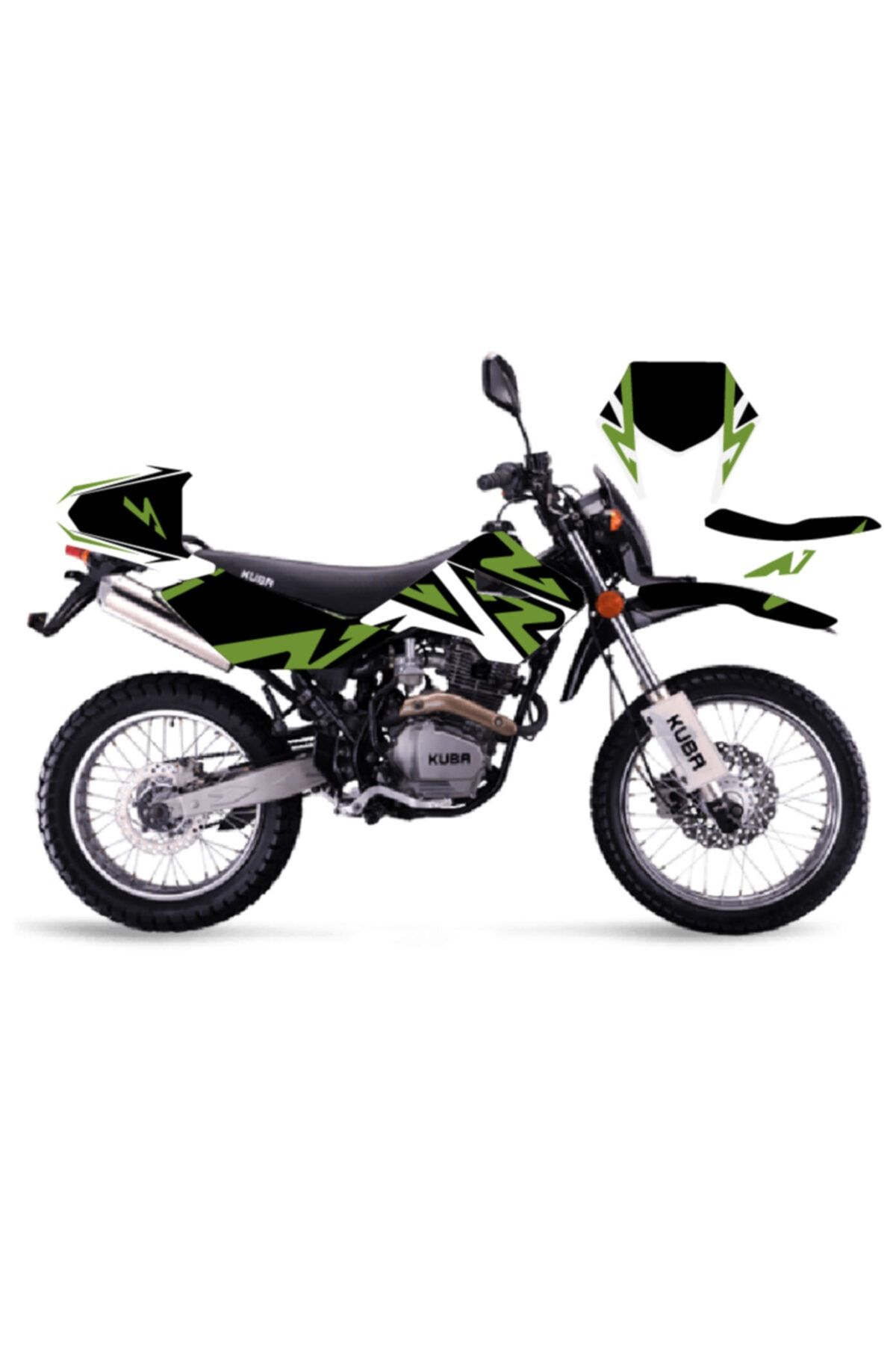 apline Kuba Black Cat Rgreen Sticker Seti
