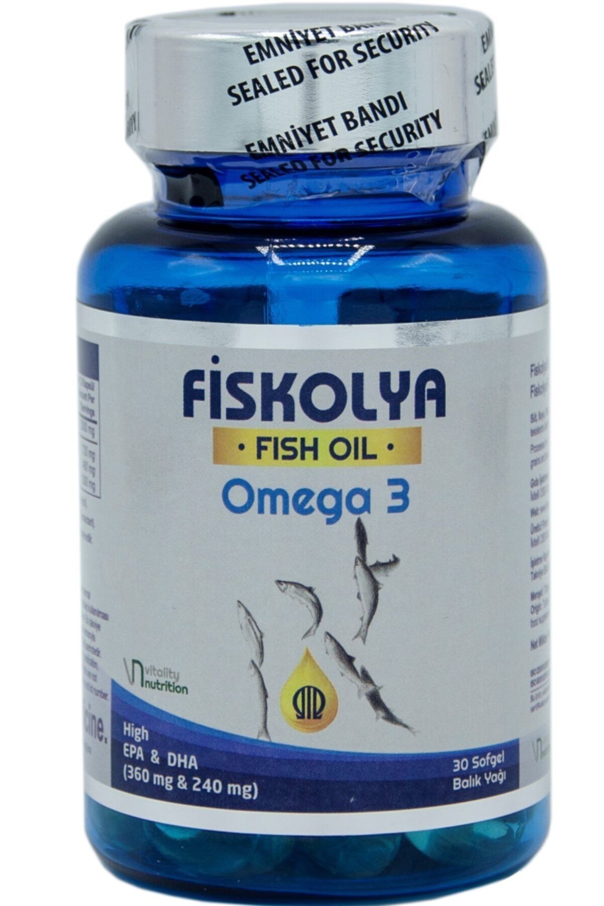 Fiskolya Omega 3 Balık Yağı Fish Oil(1330 Mg - 30 Softjel)