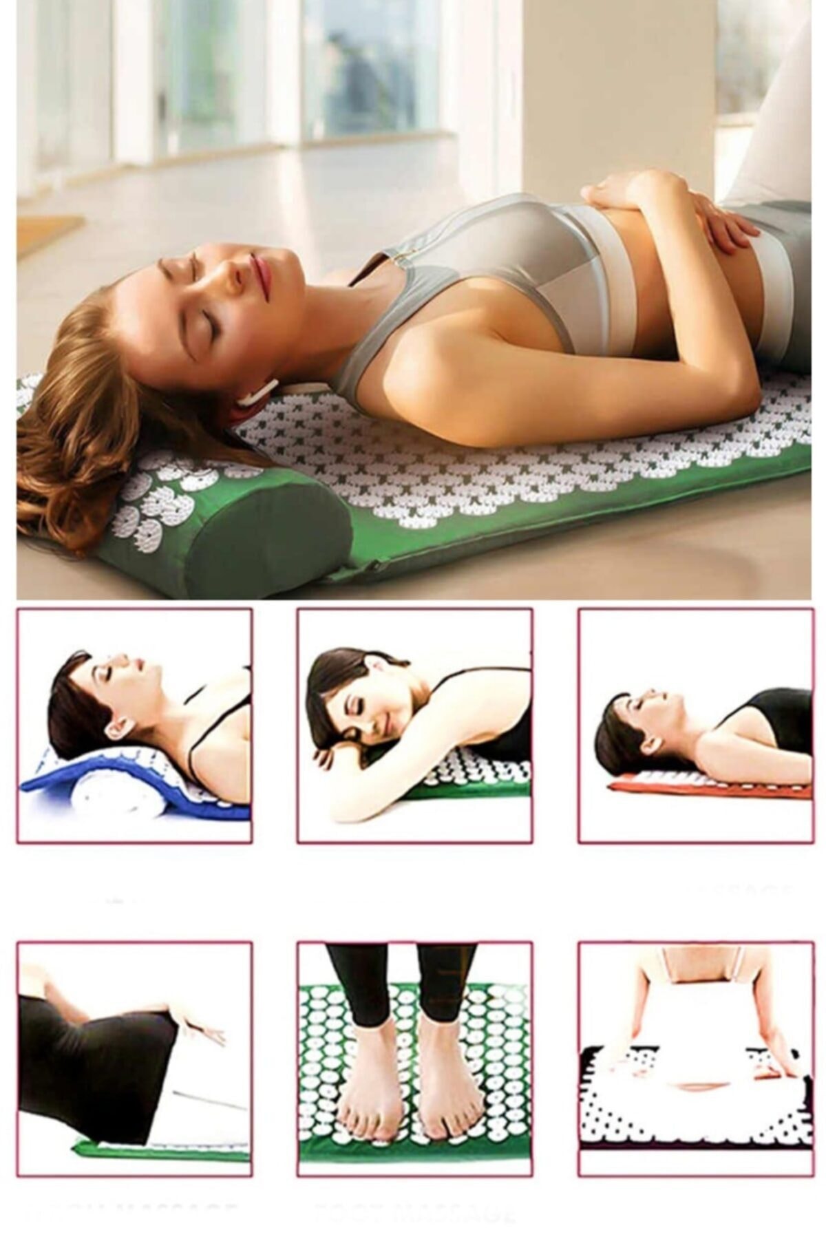 NO NAME Dikenli Akupunktur Masaj Şiltesi Çivimat Masaj Şiltesi