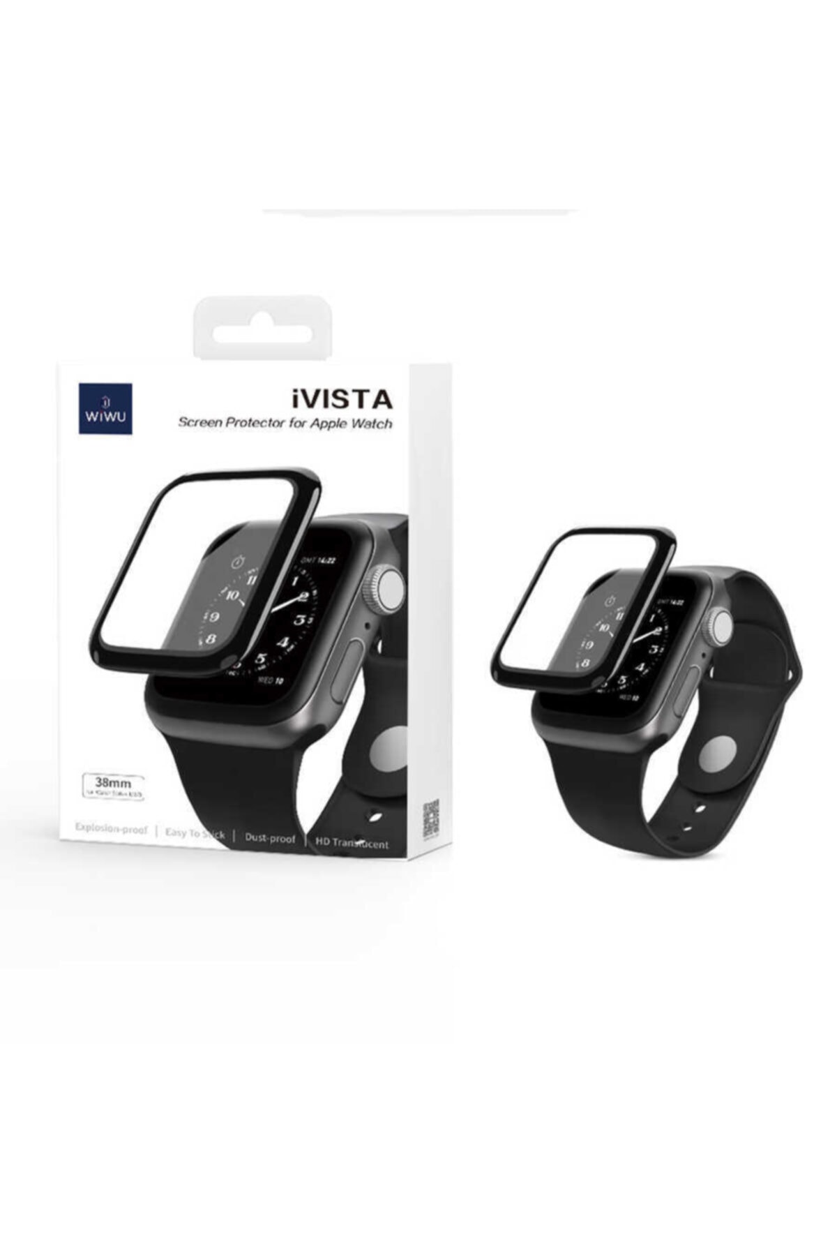 Apple Watch 1 2 3 4 5 Se 6 Ekran Koruyucu Darbelere Dayanıklı Koruma 40mm Ivista Wiwü