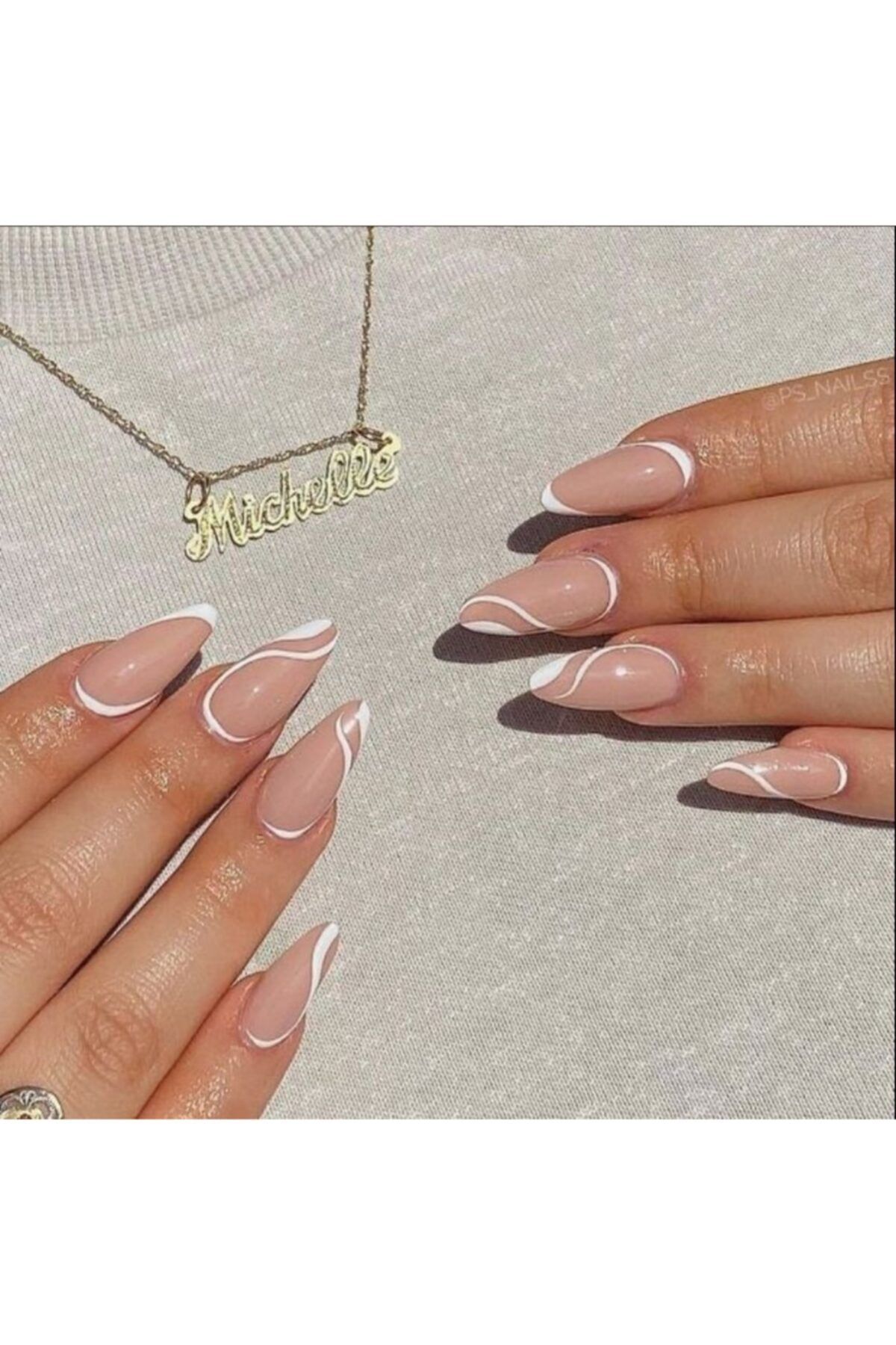 SMYRNASTUDİO White Design Color Takma Tırnak