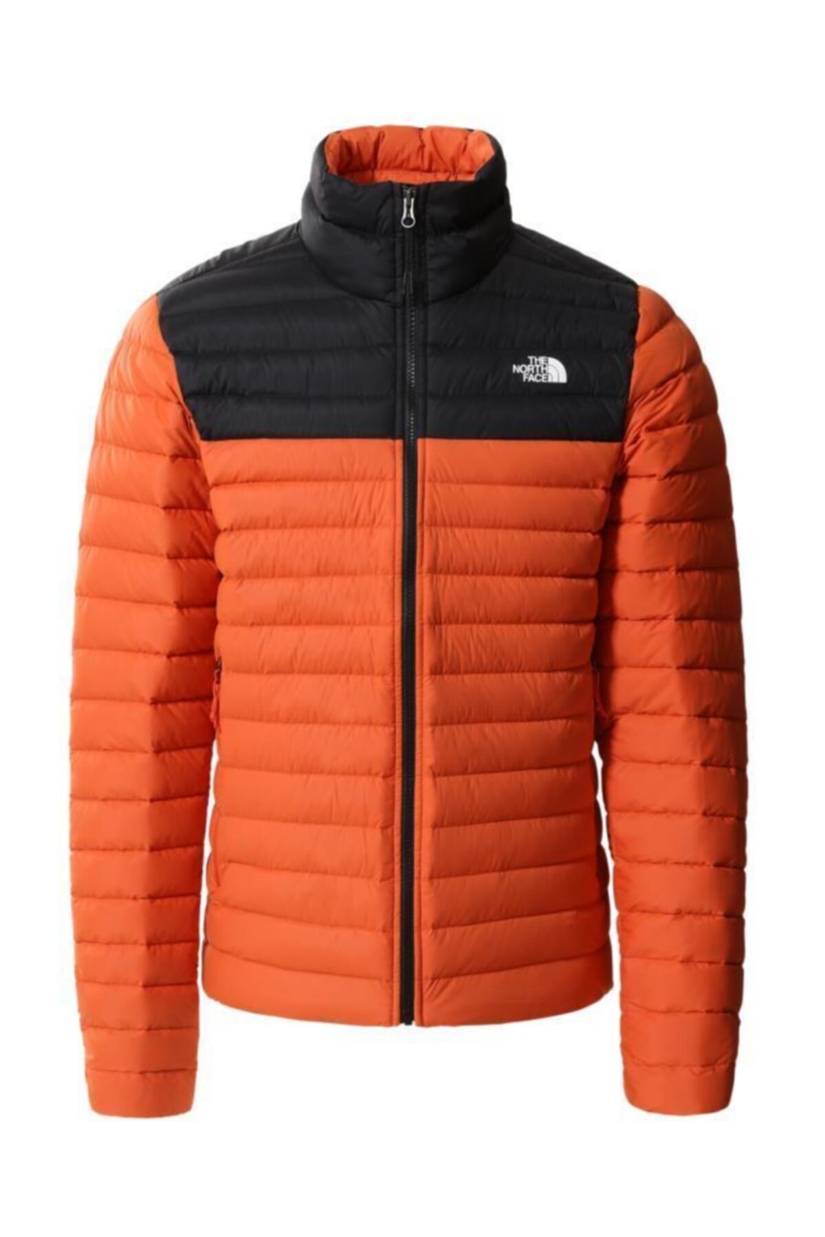 THE NORTH FACE Stretch Down Erkek Mont Turuncu/siyah