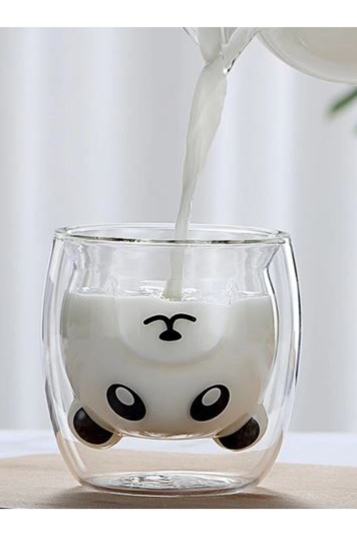 MİSSİNG Panda Çift Cidarlı Bardak El Yakmaz Isıyı Korur