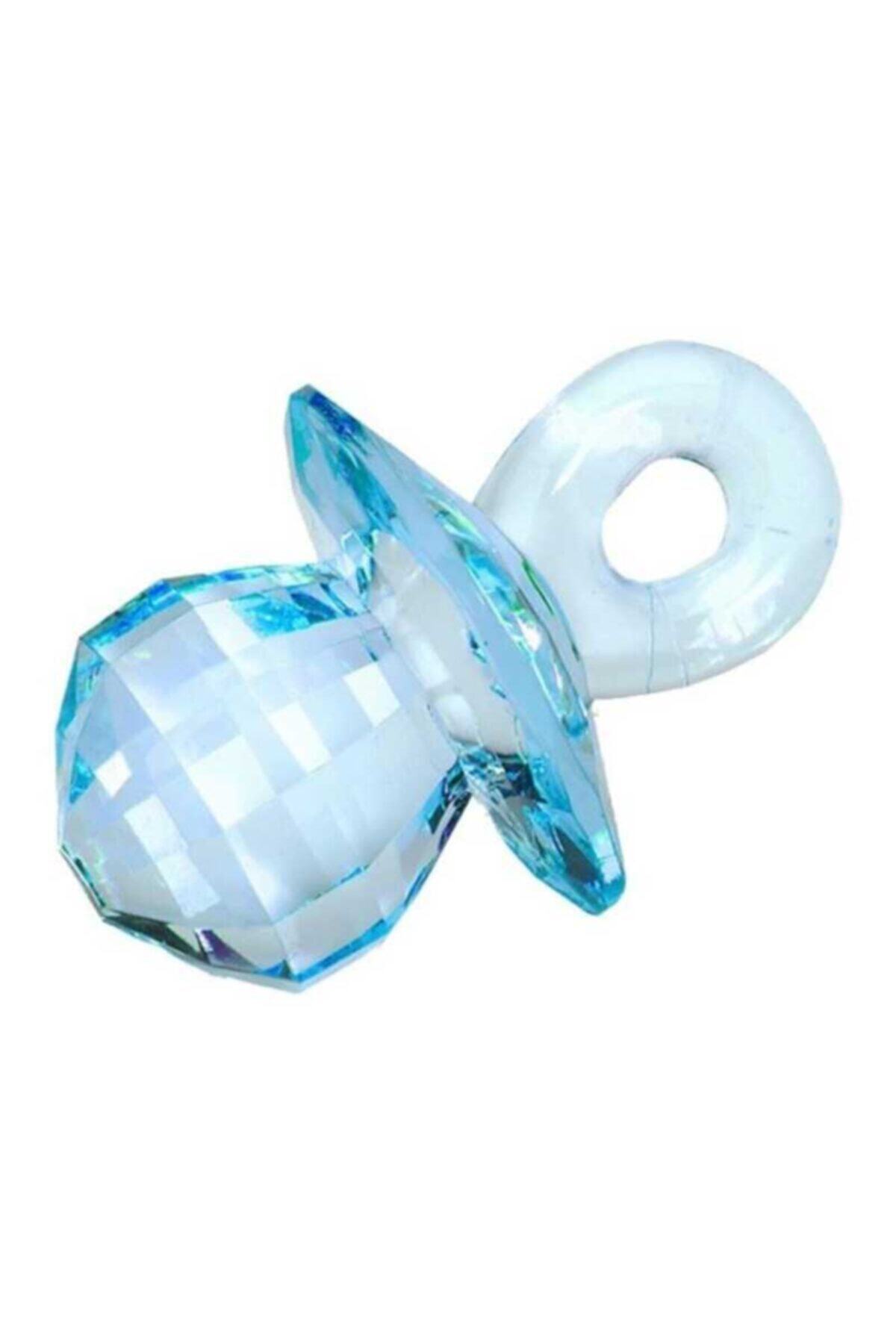 ELITETIME Emzik Büyük Mavi 3x5 Cm ( 100 Adet )