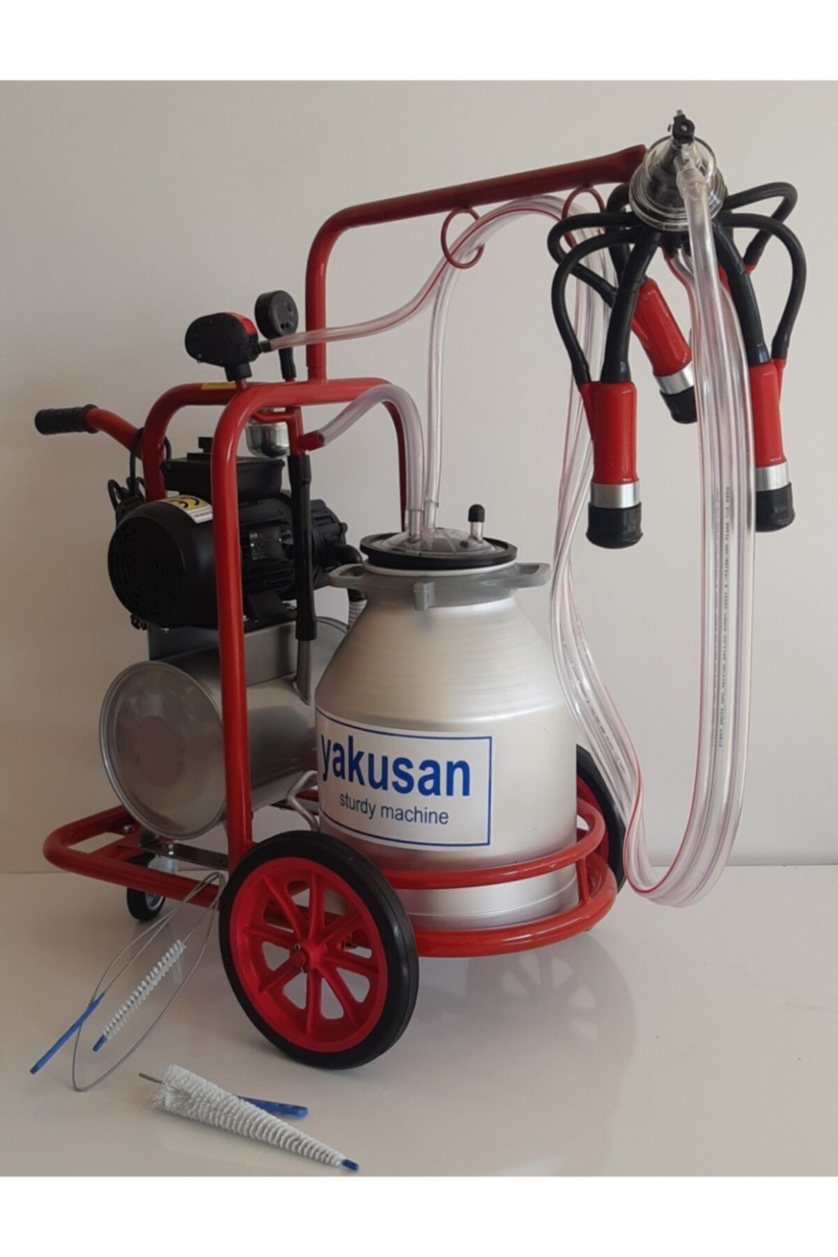 YAKUSAN Tekli Üç Tekerlekli Süt Sağma Makinesi