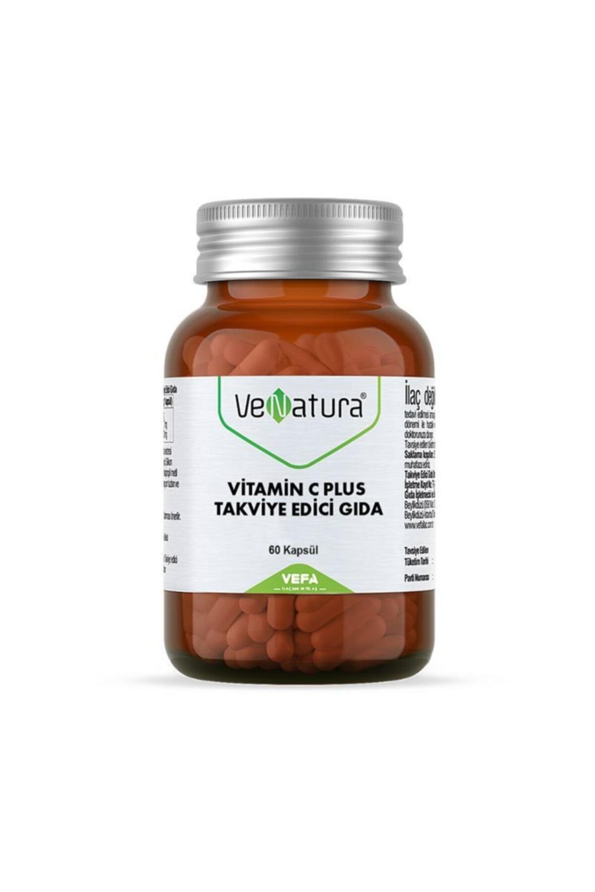 VeNatura Vitamin C Plus Takviye Edici Gıda 60 Kapsül