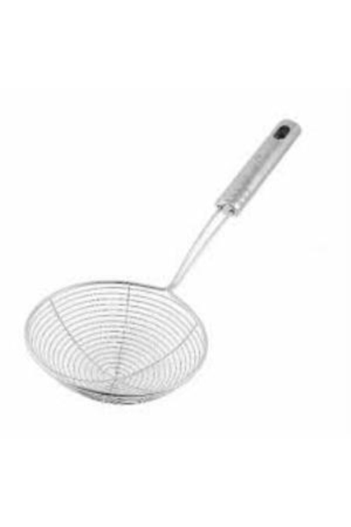 LEVA Kızartma Kevgiri Yağ Süzgeci Çelik Tel Kepçe Süzgeç 18 Cm Lv-30846 9016914