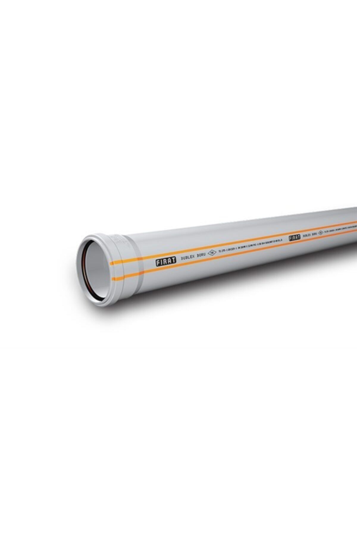 FIRAT Dublex Pvc Atık Su Borusu Pimaş 50 X 1000 Mm.