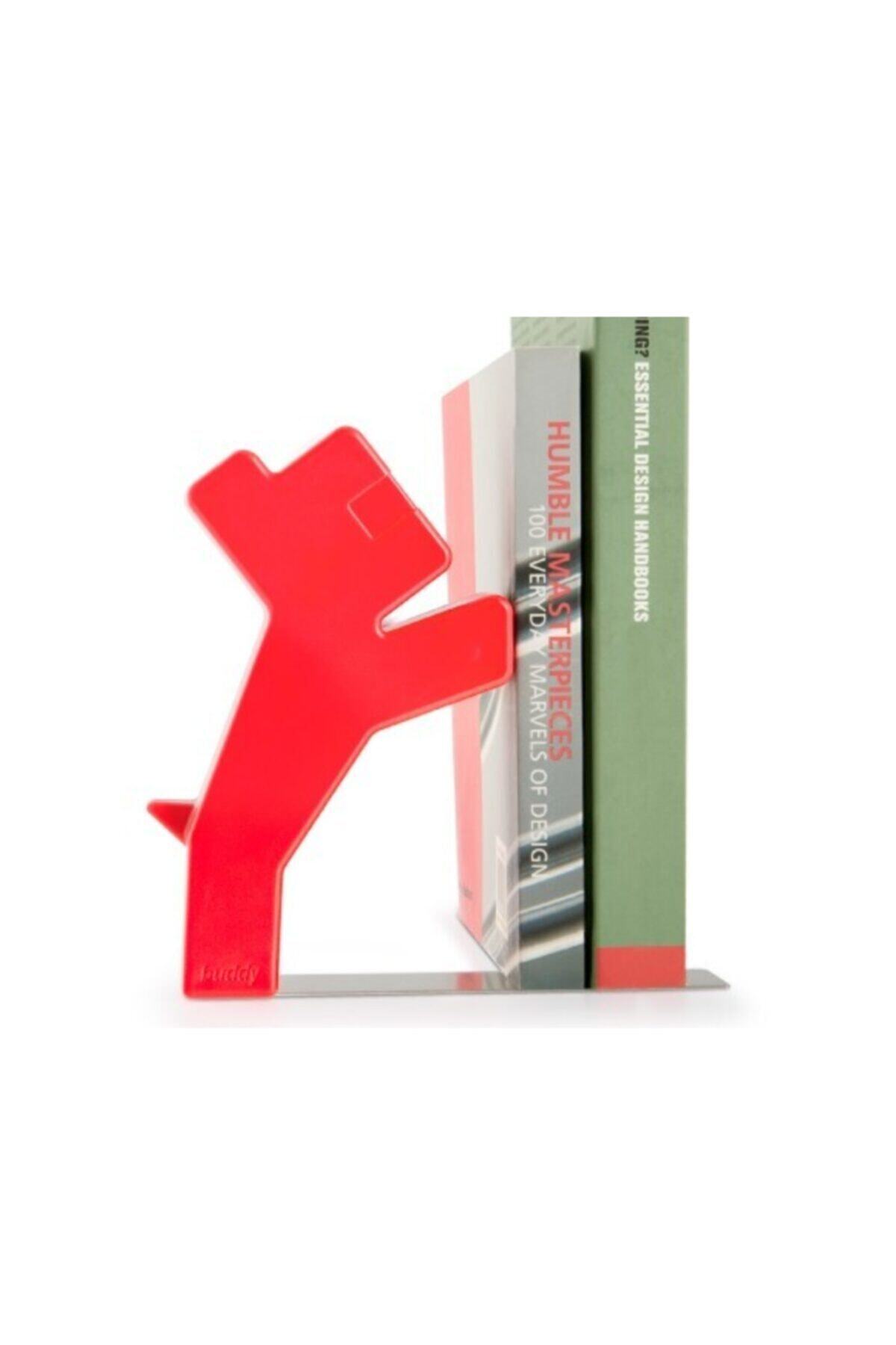 JMe Köpek Kitap Tutucu Kırmızı - Red Buddy Bookend