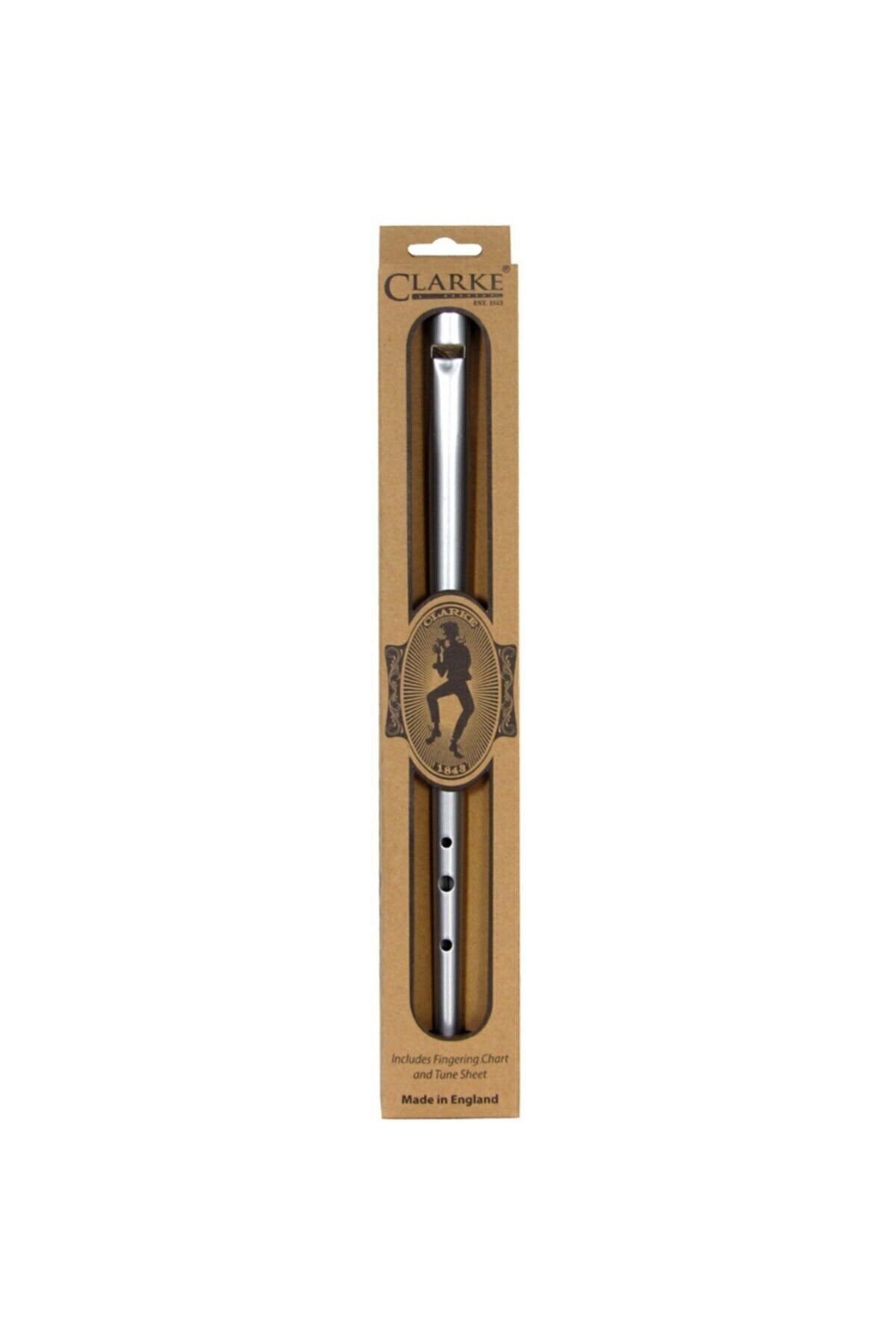 Clarke Irlanda Flütü -tinwhistle C Original Gümüş