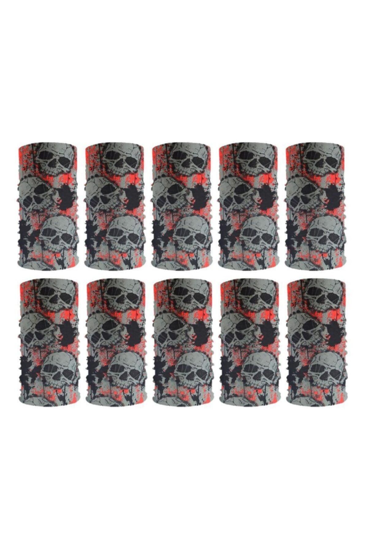 Knmaster Fighter Buff Bandana Boyunluk Maske Saç Bandı 10'lu