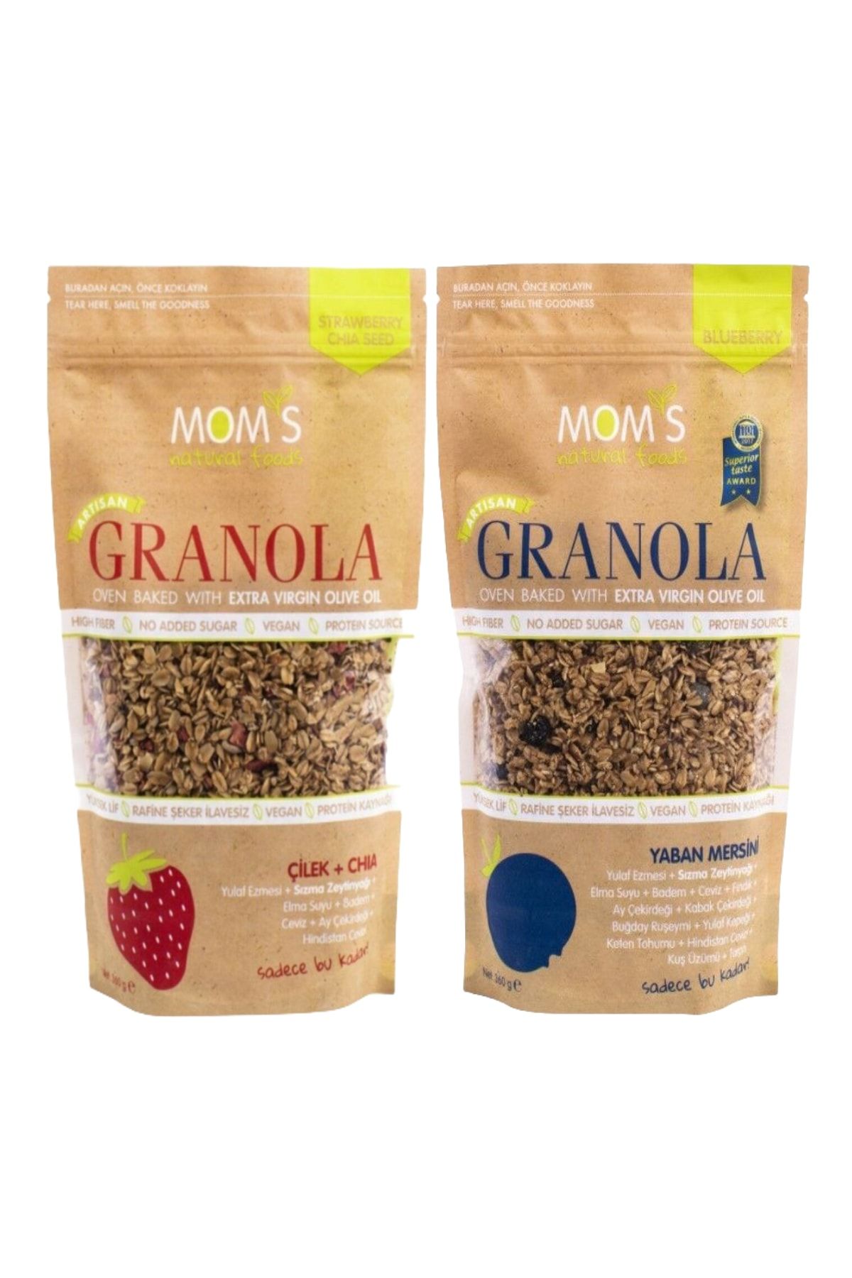 Mom's 360gr Granola 2'li Paket Set