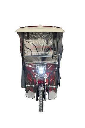 3 TEKERLEKLİ ELEKTRİKLİ KASALI MODELLERE UYUMLU BRANDA (UZUN MODEL) Image 2