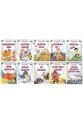 2.Sınıf Şaşkın Dostlar Hikaye Seti (32 Sayfa) - 10 Kitap Image 1