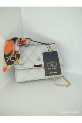 Fularlı Şık Çanta Image 3