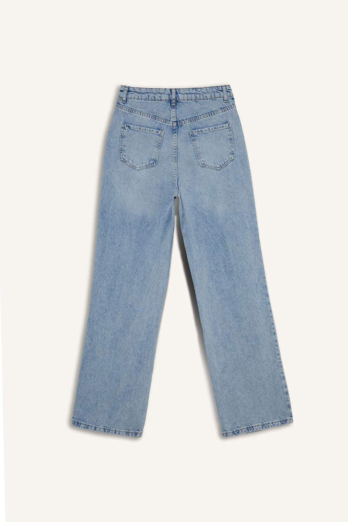 پای گسترده 90 فAق BELND LONG JEAN شلوار شستشو E4269AX25SP