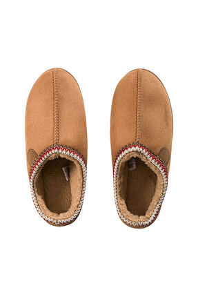 Bej İçi Tüylü Erkek Ev Terliği Image 5