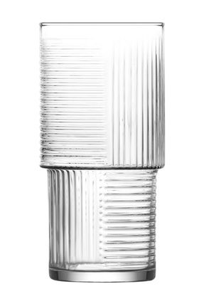 Helen Cam Meşrubat Bardağı 6'lı 400 ml (Büyük Su/Kokteyl/Soğuk Kahve Bardağı ) Image 1