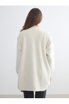 DREAM Pembe Şal Yaka Pelüş Kadın Sabahlık Image 3