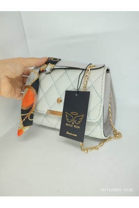 Fularlı Şık Çanta Image 2