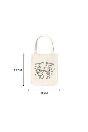 Çocuk Aktiviteleri Desenli Boyama Çantası - 10 Adet Image 1