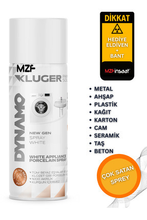 KLUGER Emaye Sprey 400 Ml - Buzdolabı - Çamaşır , Bulaşık Makinesi Boyası Image 1