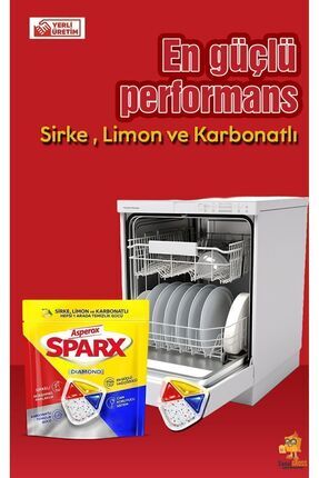 Sparx Bulaşık Makinesi Kapsülü 60'lı X 2 Paket 120 Yıkama Image 2