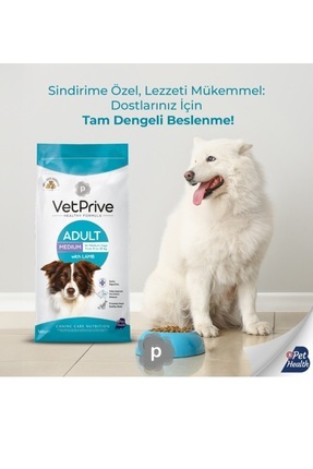 Vet Prive Orta ve İri Irk Yetişkin Köpek Maması Kuzu Etli 14 Kg Image 1