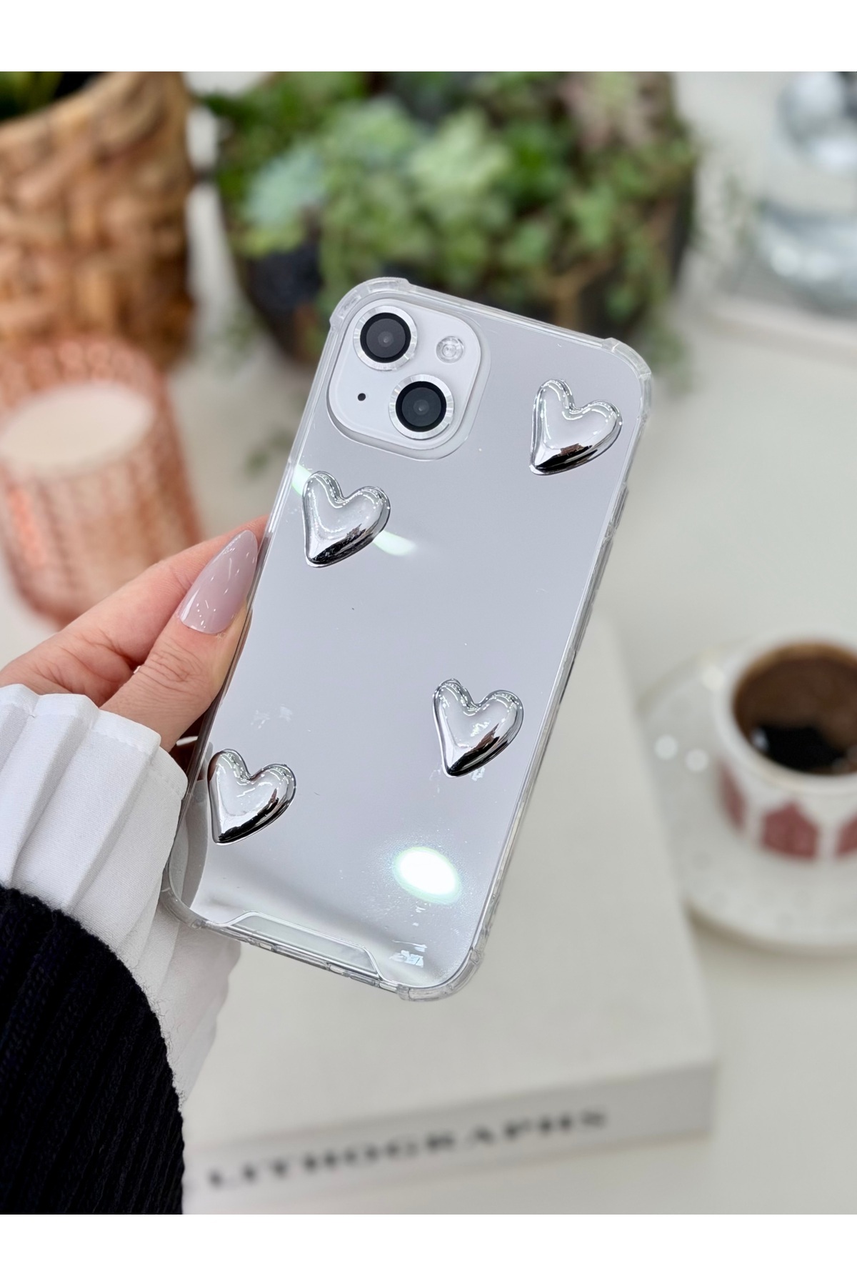 قاب سیلیکونی مدل آینه ای سازگار با آیفون 13 - 14 - 15