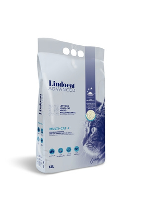 Lindocat Advanced Multicat Koku Önleyici Ekstra Güçlü Topaklanan Kedi Kumu TR-1 Adet-İnce Taneli-Top Image 0