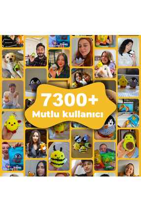 Capybara Tığ Kiti Yeni Başlayanlar İçin Videolu Amigurumi Örgü Oyuncak Seti- Pratik Örgü İp Image 4