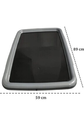 Köpek Büyük Tuvaleti Maxi Rengi 59x89 cm Eleksiz Gri-Antrasit Xxl Image 0