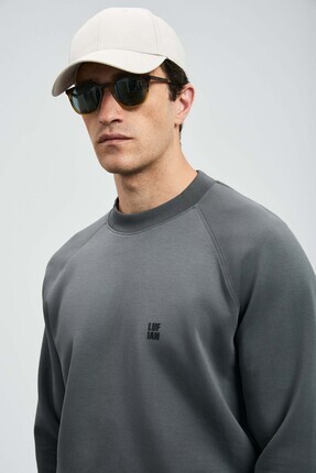 Grant Koyu Gri Erkek Sweatshirt 112030179 Image 4