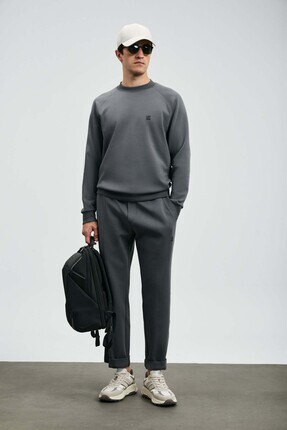 Grant Koyu Gri Erkek Sweatshirt 112030179 Image 3