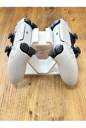 Gamepad - Oyun Kolu Standı | PS5 PS4 Xbox PC Uyumlu | Üstten Arttırılabilir | Mermer Beyazı Image 3
