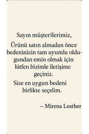 Kadın Kürk Yaka Hakiki Deri Mont Image 3