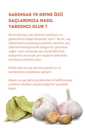 Defne Ve Sarımsaklı Şampuan, Saç Dökülmesine Karşı Yardımcı ( 2 Adet X 485 ml ) Image 1